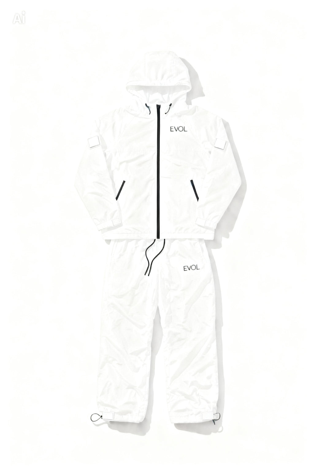 EVOL Windbreaker Set – White