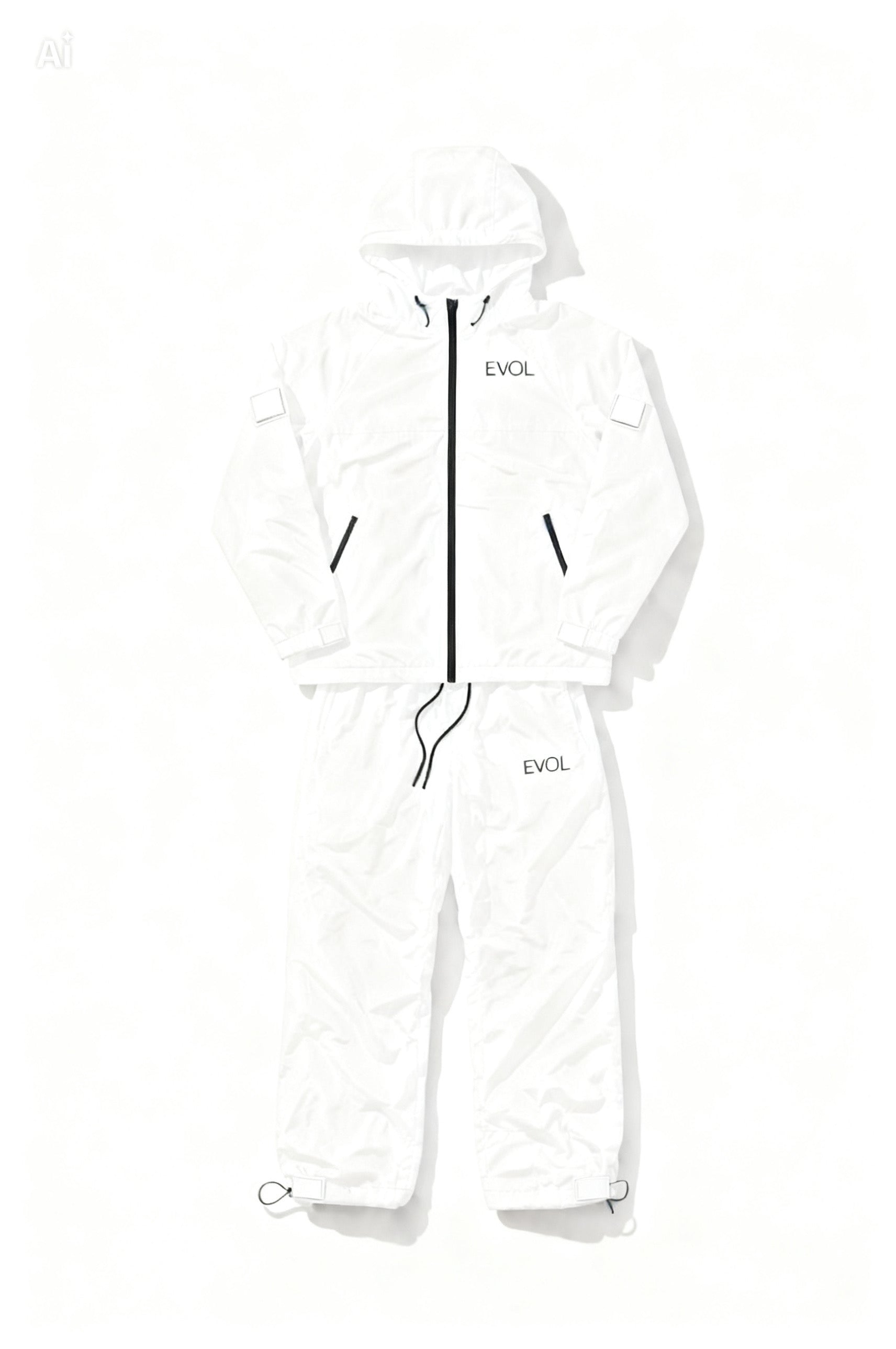 EVOL Windbreaker Set – White